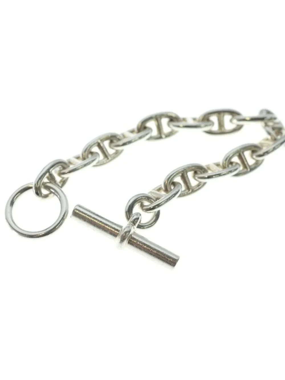 Hermes Chaine D'ancre MM Bracelet Silver Chain